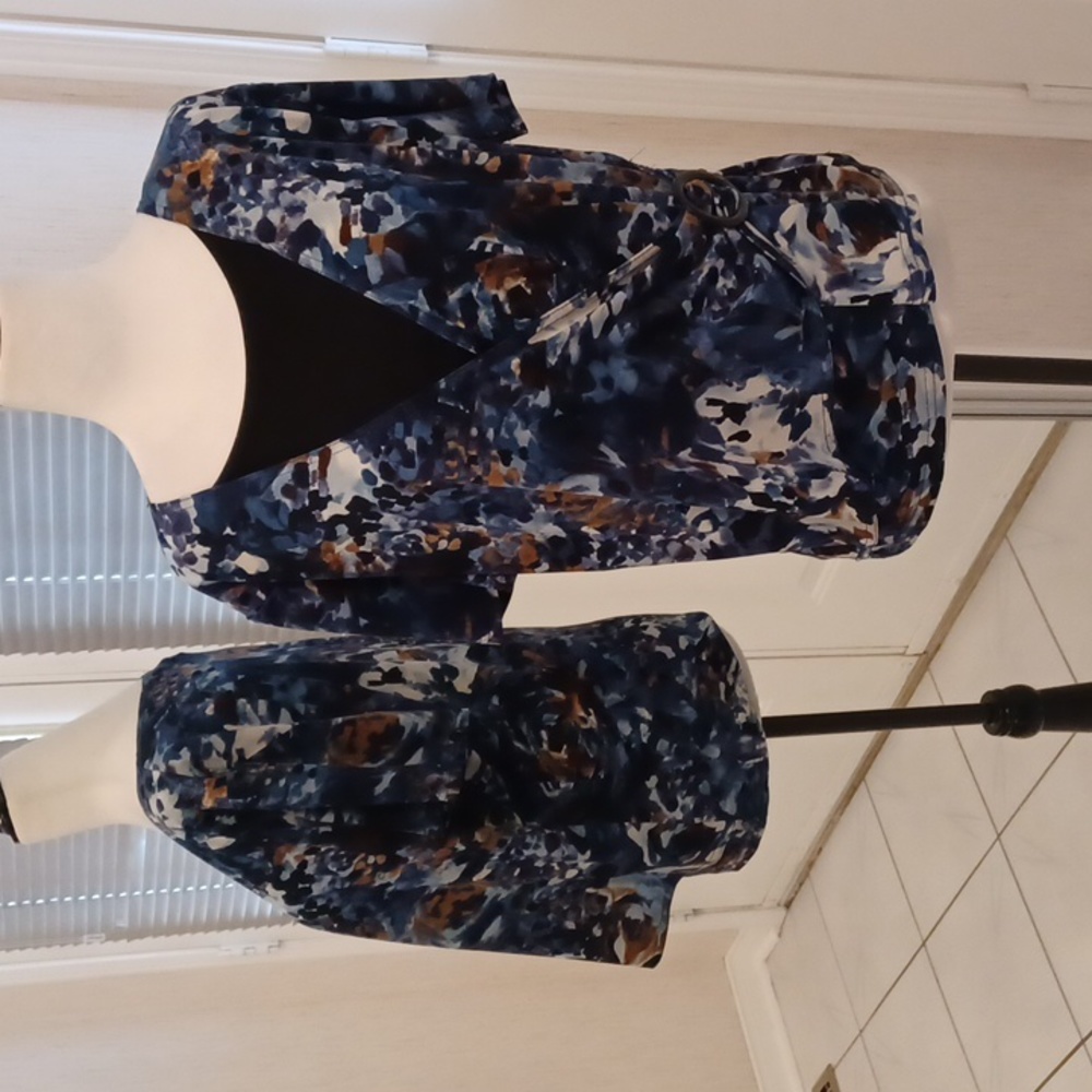 $4 Add-on Crisscross Top With Attached Camisole - Size Large